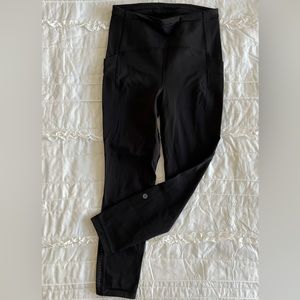 Lululemon Black Swift Speed High Rise Crop